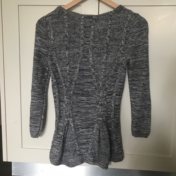 Cupio Woven Peplum Sweater - Picture 4 of 4